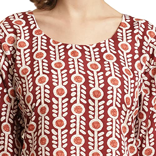 Image of Pinkmint Women's Crepe Digital Printed Straight Kurta