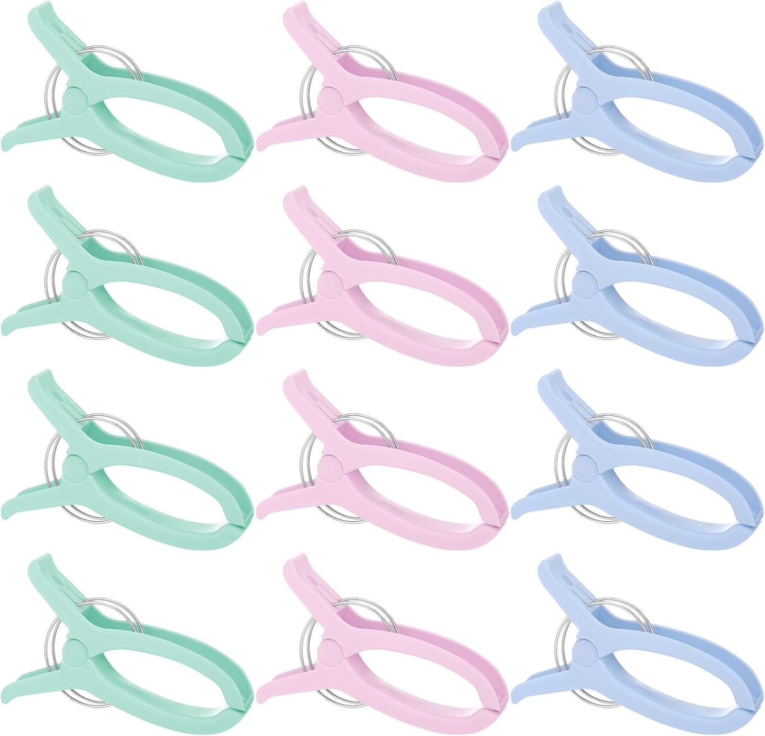 12 Pcs Large Sewing Clips for Fabric, Large Quilting Clamps, 5 Inch
