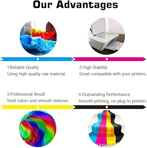 Miniatura 5 de Koala - Botella de tinta universal a base de colorantes de 6.8 fl oz para 502 522 664 552 para ET-2760 ET-4760 ET2750 ET-3760 ET-2850 ET-15000