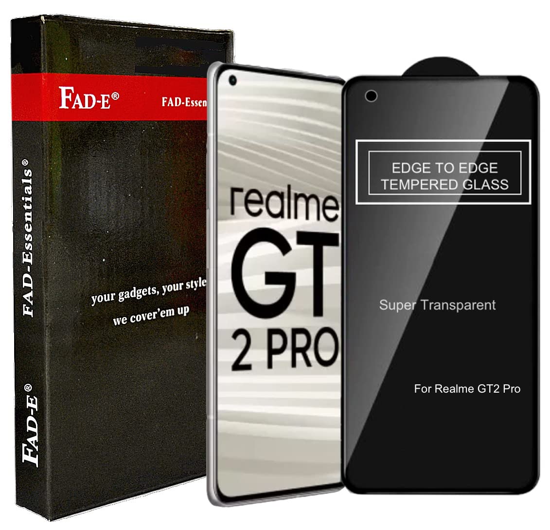 FAD-E Tempered Glass Screen Protector Guard For Realme Gt 2 Pro / Gt2 Pro (Transparent), Edge To Edge Full Screen Coverage for Smartphone (B0B1Y9YP8K) Amazon Price History, Amazon Price Tracker