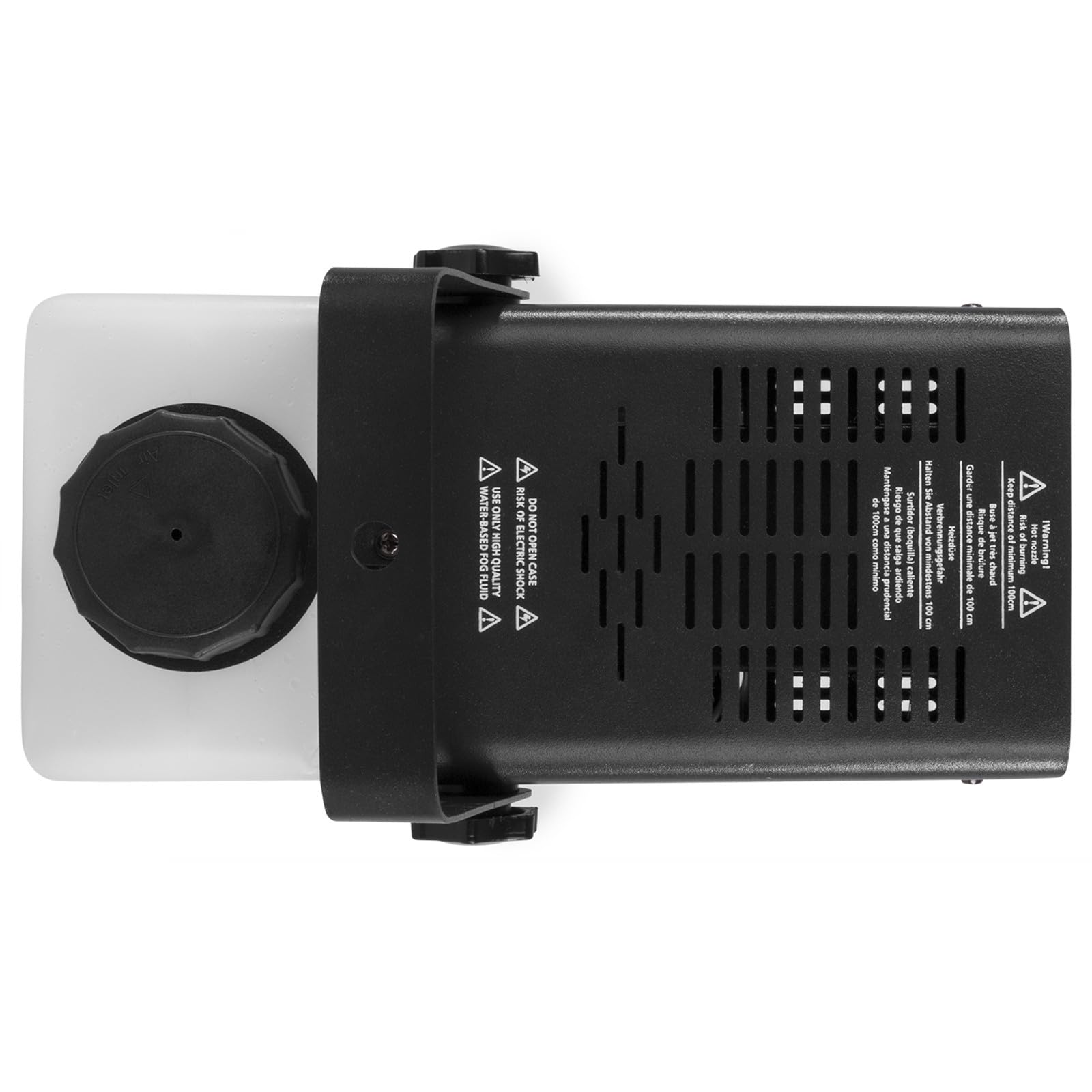 BeamZ RAGE 600 - Máquina de humo de 600 W, depósito 500ml iluminado, calentamiento rápido en 2 minutos, salida de humo de 65m³ por minuto, mando a distancia con cable de 3 metros y mando inalámbrico