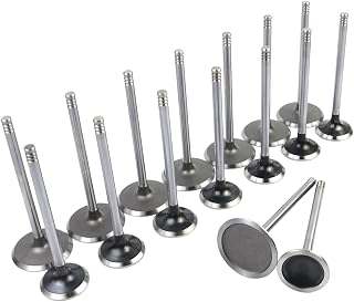 FlynsuAUTO 8-Pair Intake & Exhaust Valves Kit for 2009-2018 Chrysler 300, Dodge Ram 1500/2500/3500, Jeep 5.7L V8 HEMI - OE 53022087AC/53022088AD