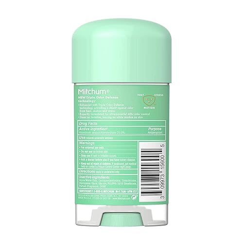 Miniatura 10 de Mitchum Advanced Women Gel antitranspirante y desodorante, Shower Fresh 2.25 onzas (paquete de 2)