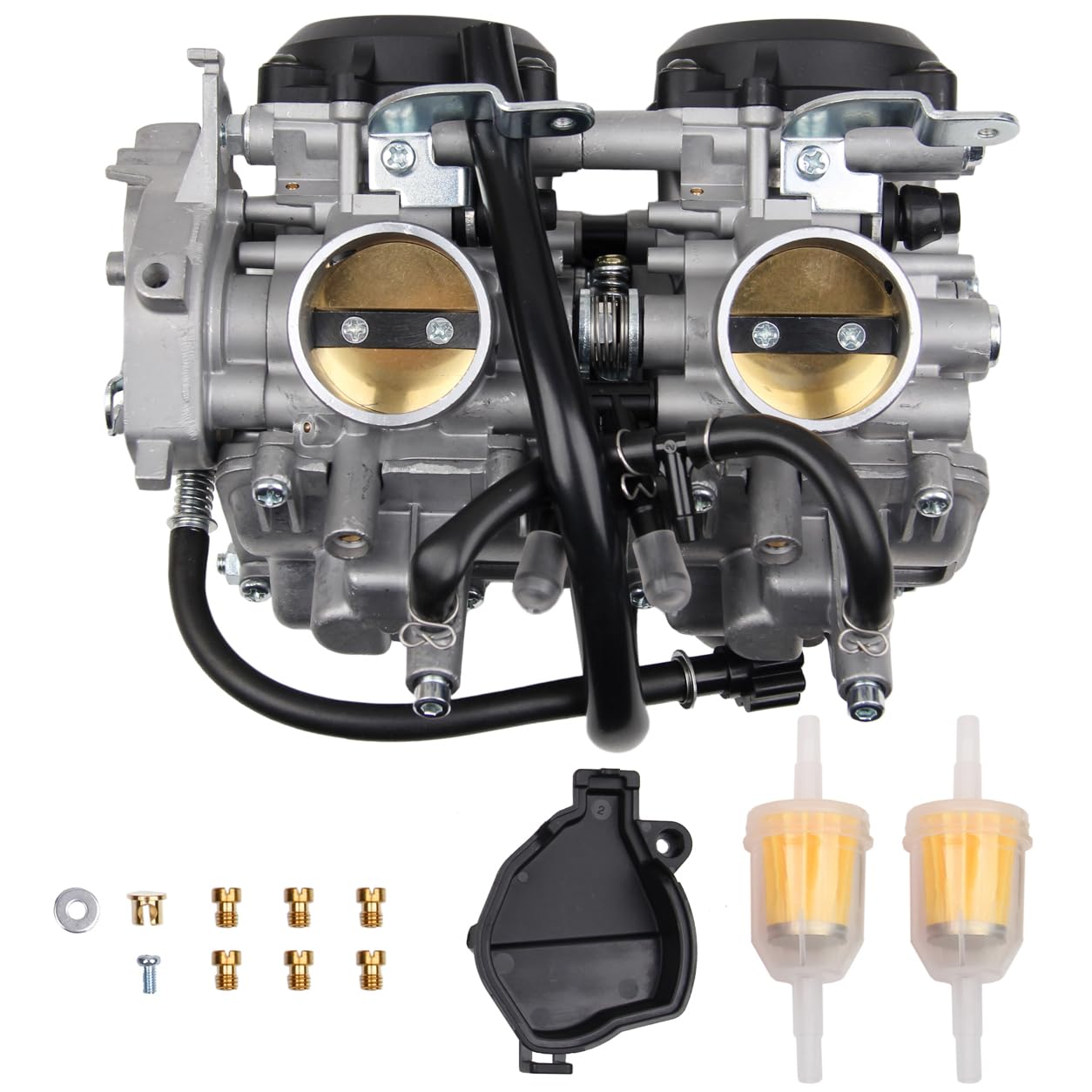 Photo 1 of BH-Motor New Carburetor Carb For Kawasaki Brute Force 650 KVF650 KVF650D Prairie 650 700 KVF650 KVF700 KFX700 Replace # 15003-0095 15003-1755