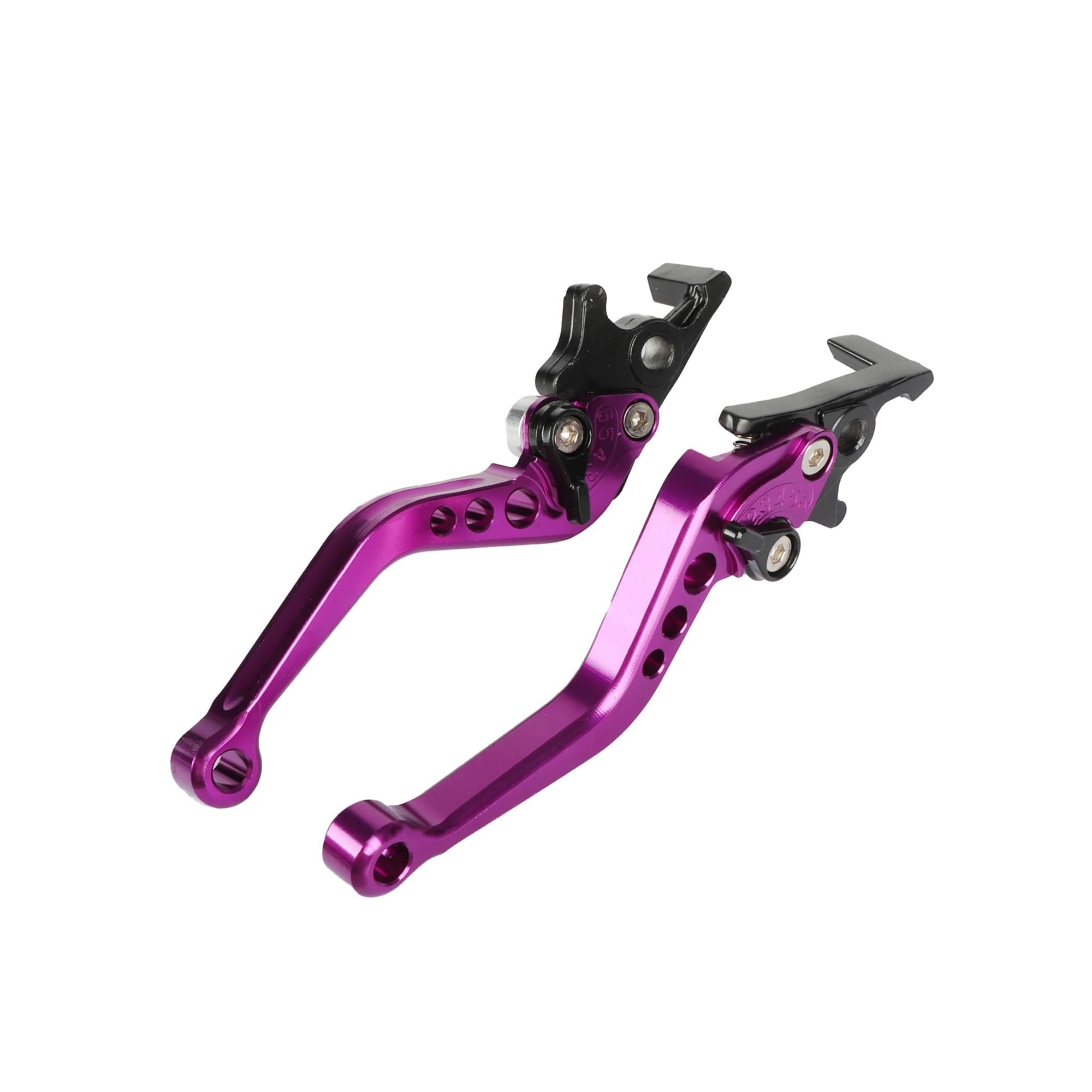 Ywqjiopm Purple Motorcycle Brake Clutch Lever Motorcycle Double Disc Brake Universal Double Disc Brake Handle Lever Motorbike Modification Accessories Brake Lever