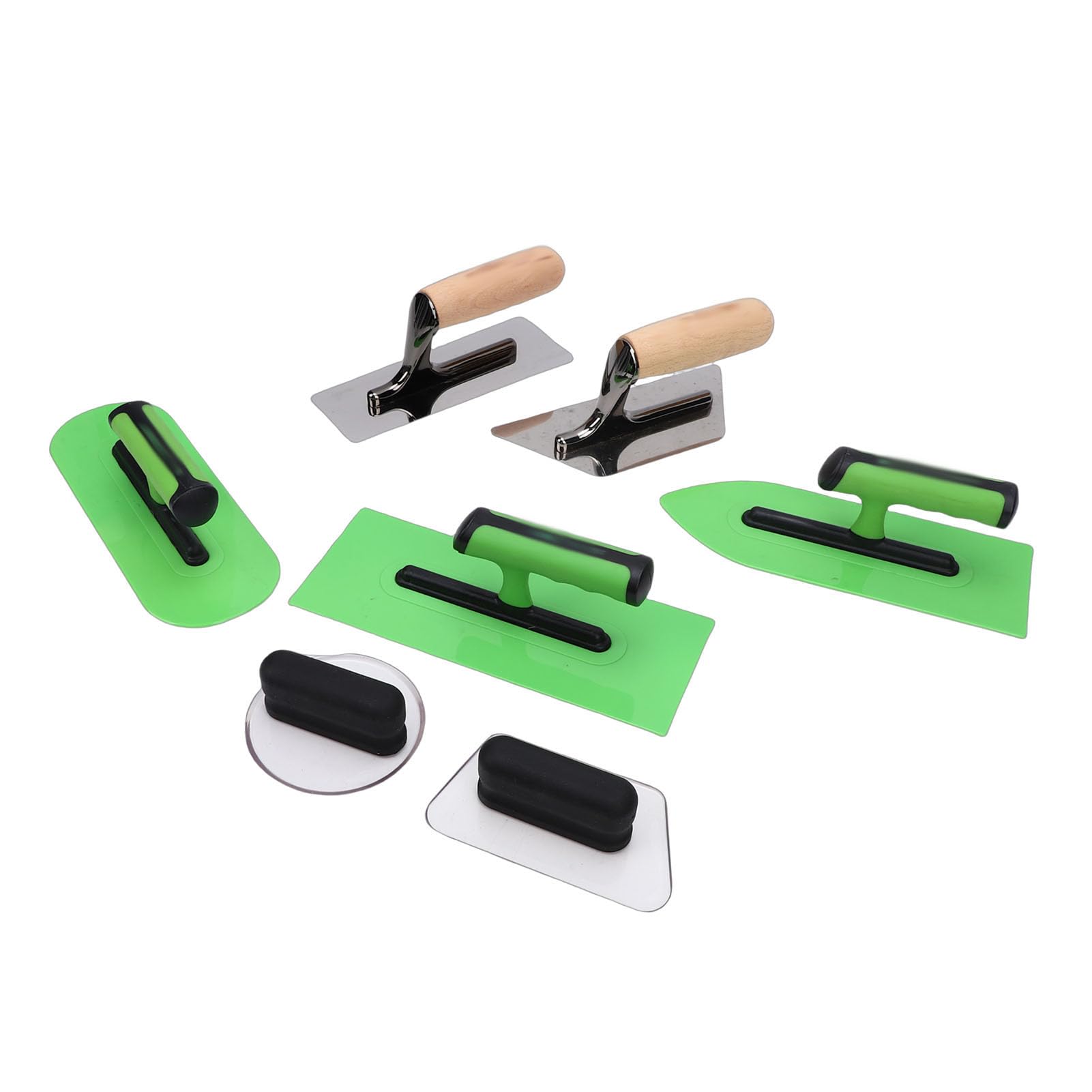 Juego de Espátulas para Acabado de Estuco Veneciano, Espátulas de Acero Inoxidable Pulido, Herramientas para Pintura Artística de Pared y Acabado Texturizado