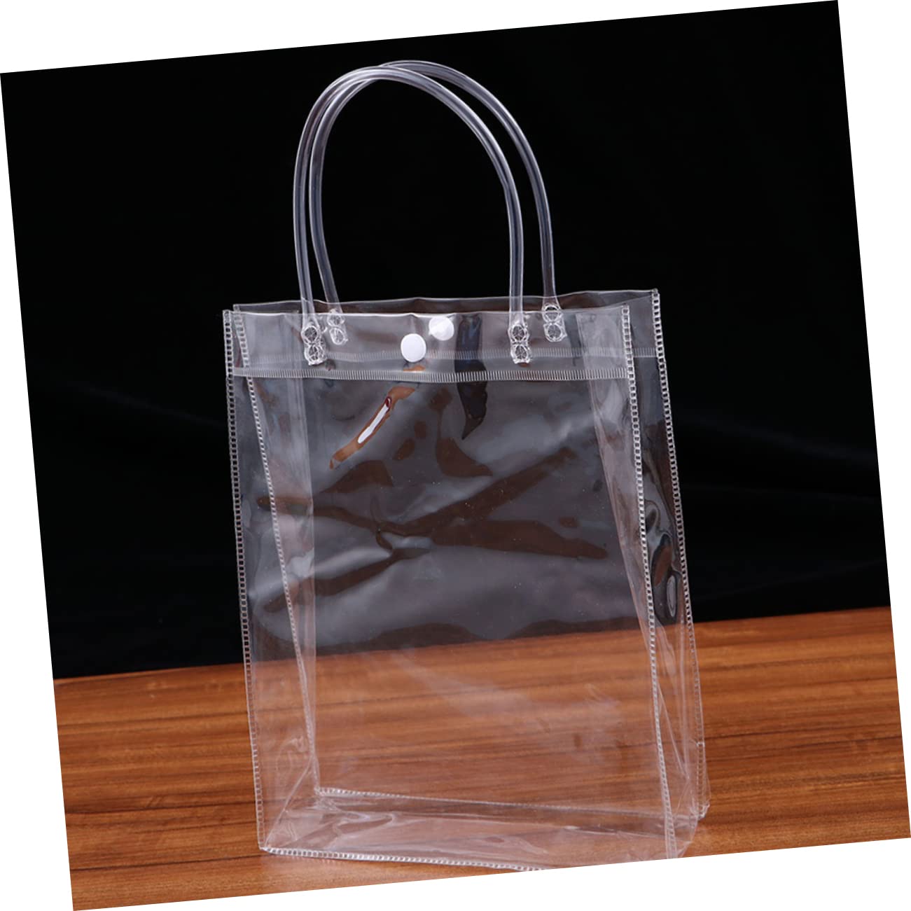 PVC Tote Bag 8pcs Plastic Bag Clear Gift Bag s Packing Bags