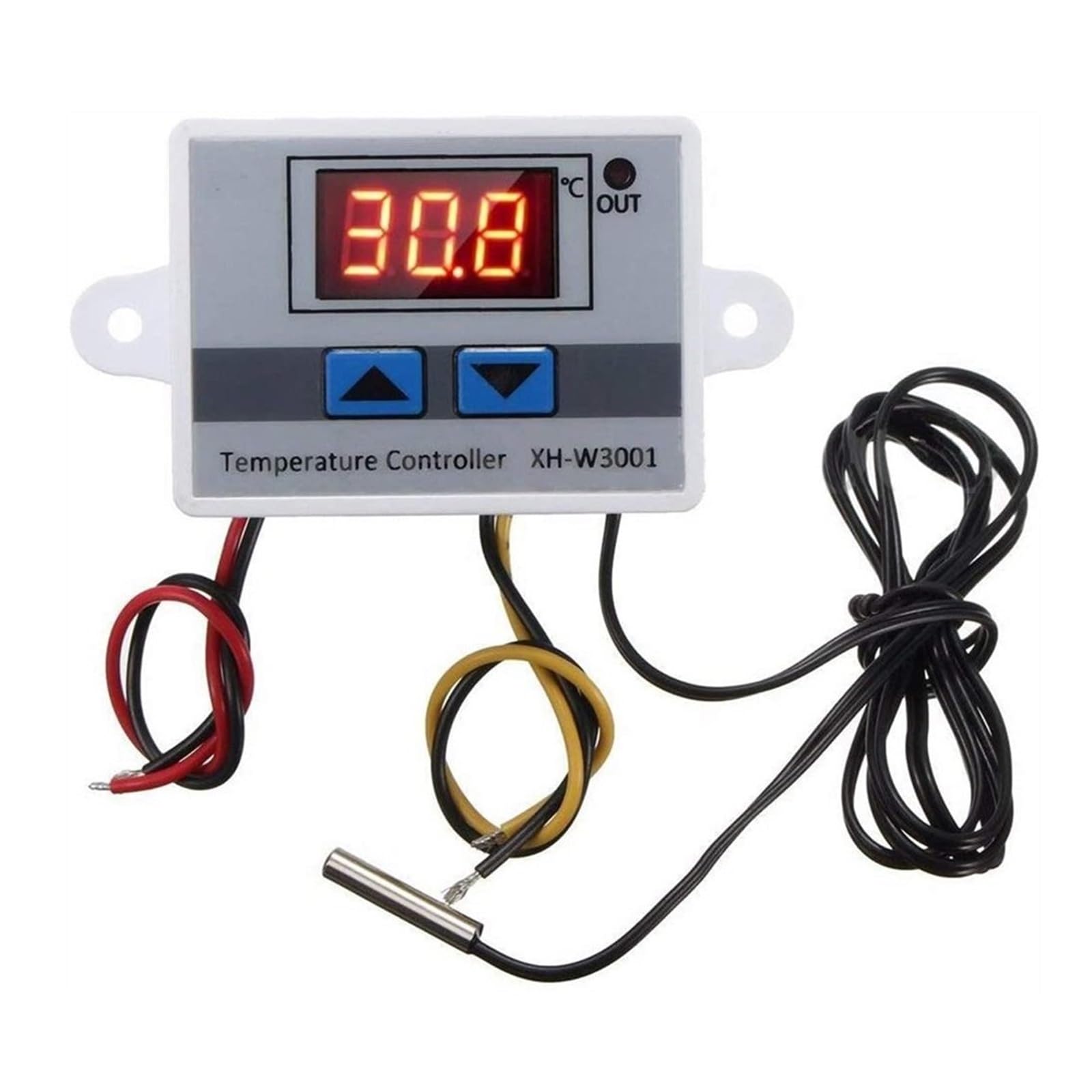 XH-W3001 Digital Microcomputer Temperature Control Thermostat Switch Thermometer 12/24/220V (W3001 DC 12V)