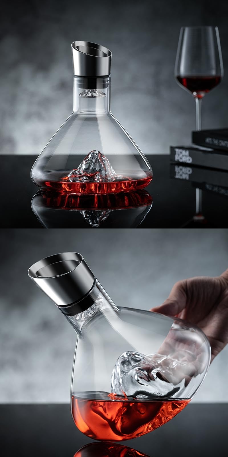 Amazon | FLYILIA ワインシャワー デカンタ デキャンタ シャワーエア