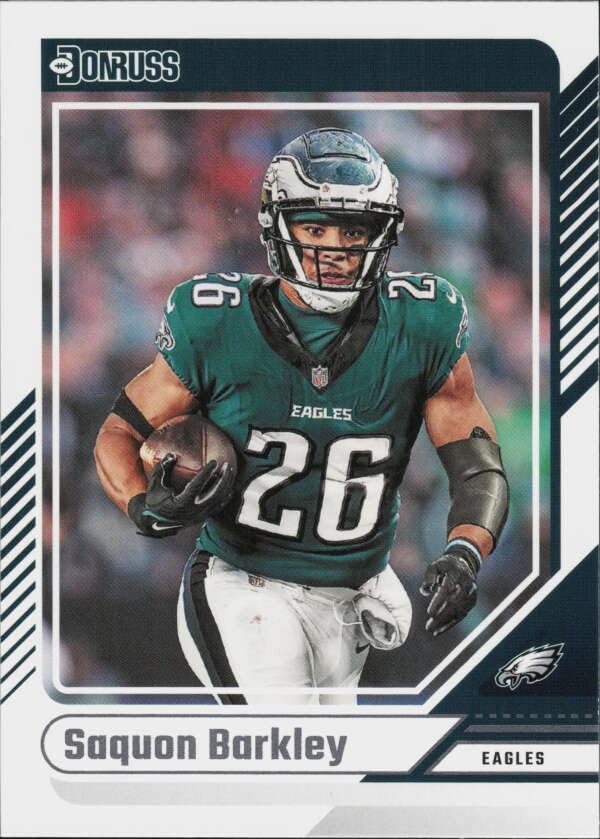 Must-Have Saquon Barkley Eagles 2024 Donruss NFL Card #32