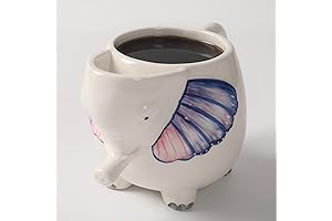 Elephant Tea Mug: Your Jumbo-Sized, Hand-Painted Ceramic Companion