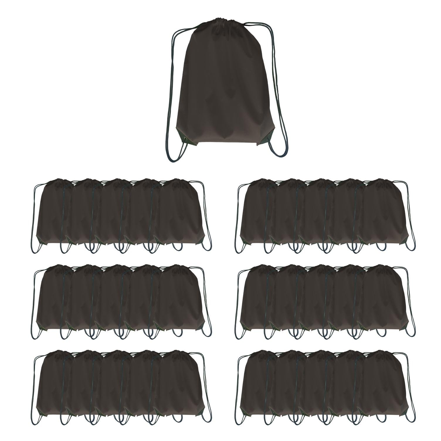 JohahaTim Drawstring Backpack Bulk 30 packs Draw String Backpack Bags DIY Gym Sports trip Traveling Yoga ride Pedestrianism Cinch Bag Sackpack