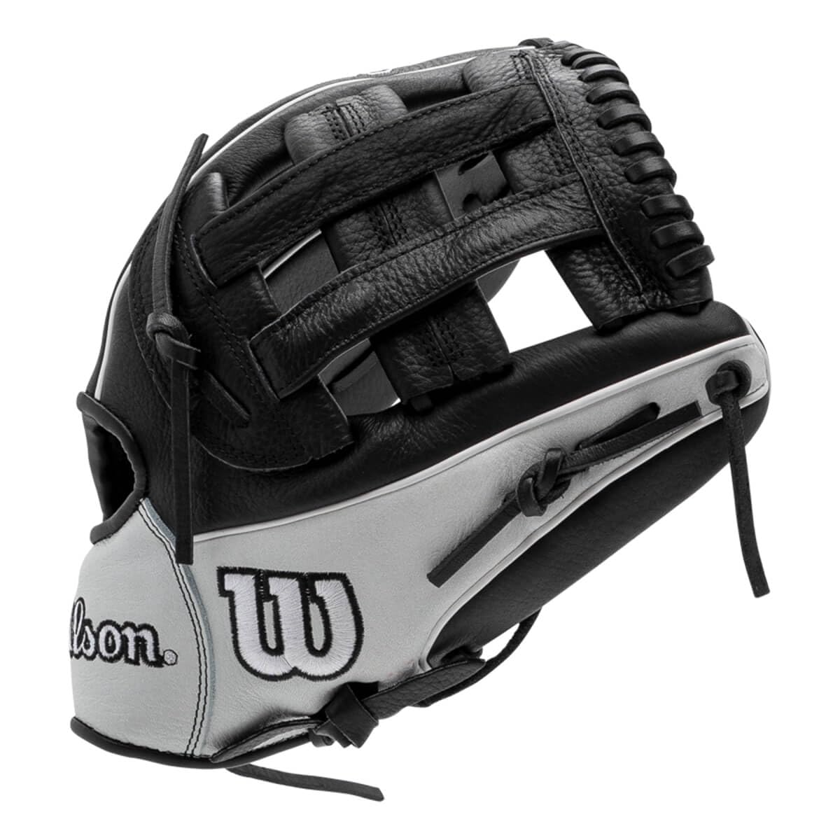 Wilson 2024 A700 Infield Fastpitch Gant pour droitier Noir/blanc 30,5 cm