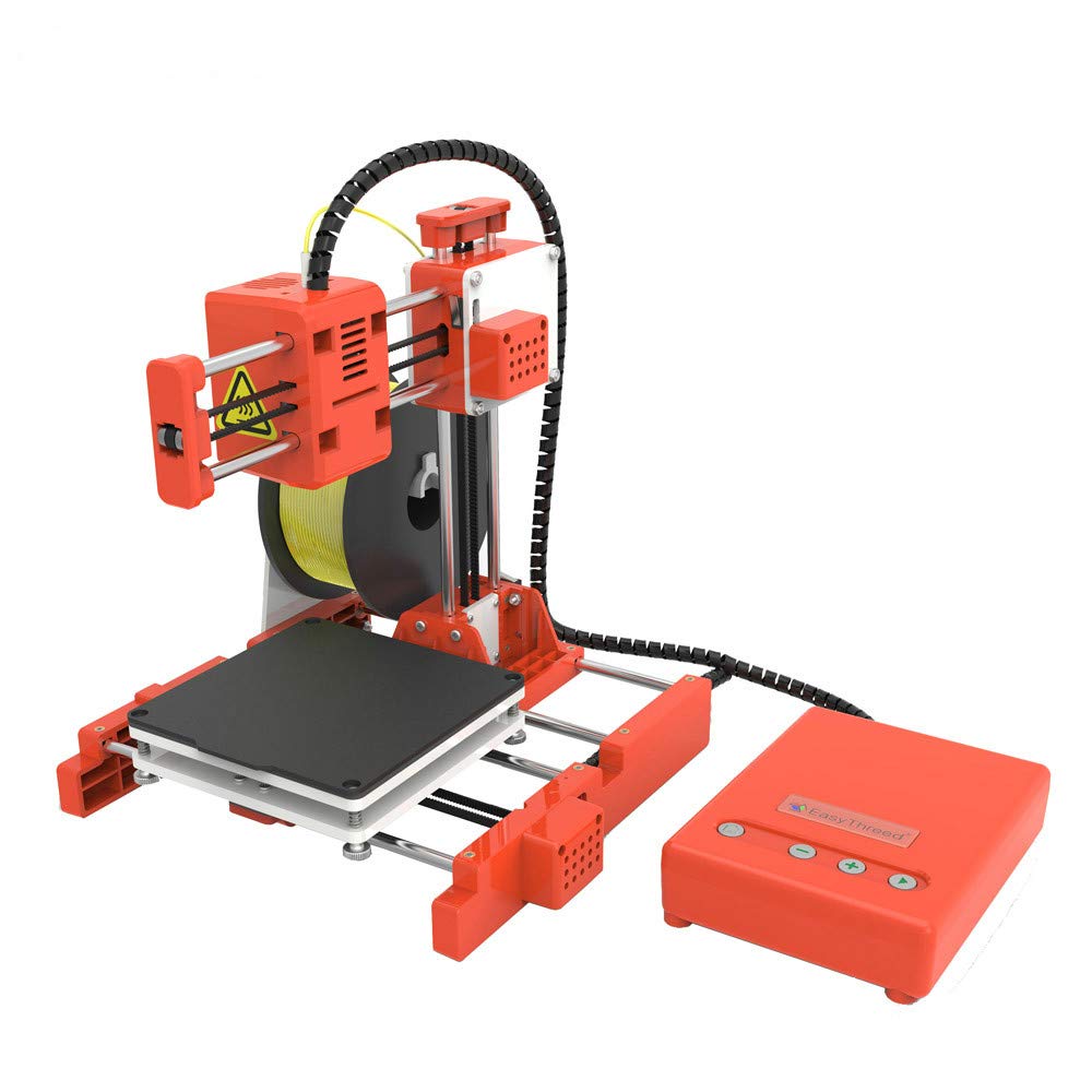Mini Desktop Children 3D Printer 100100100mm Print Size High Precision Mute Printing with TF Card PLA Filament