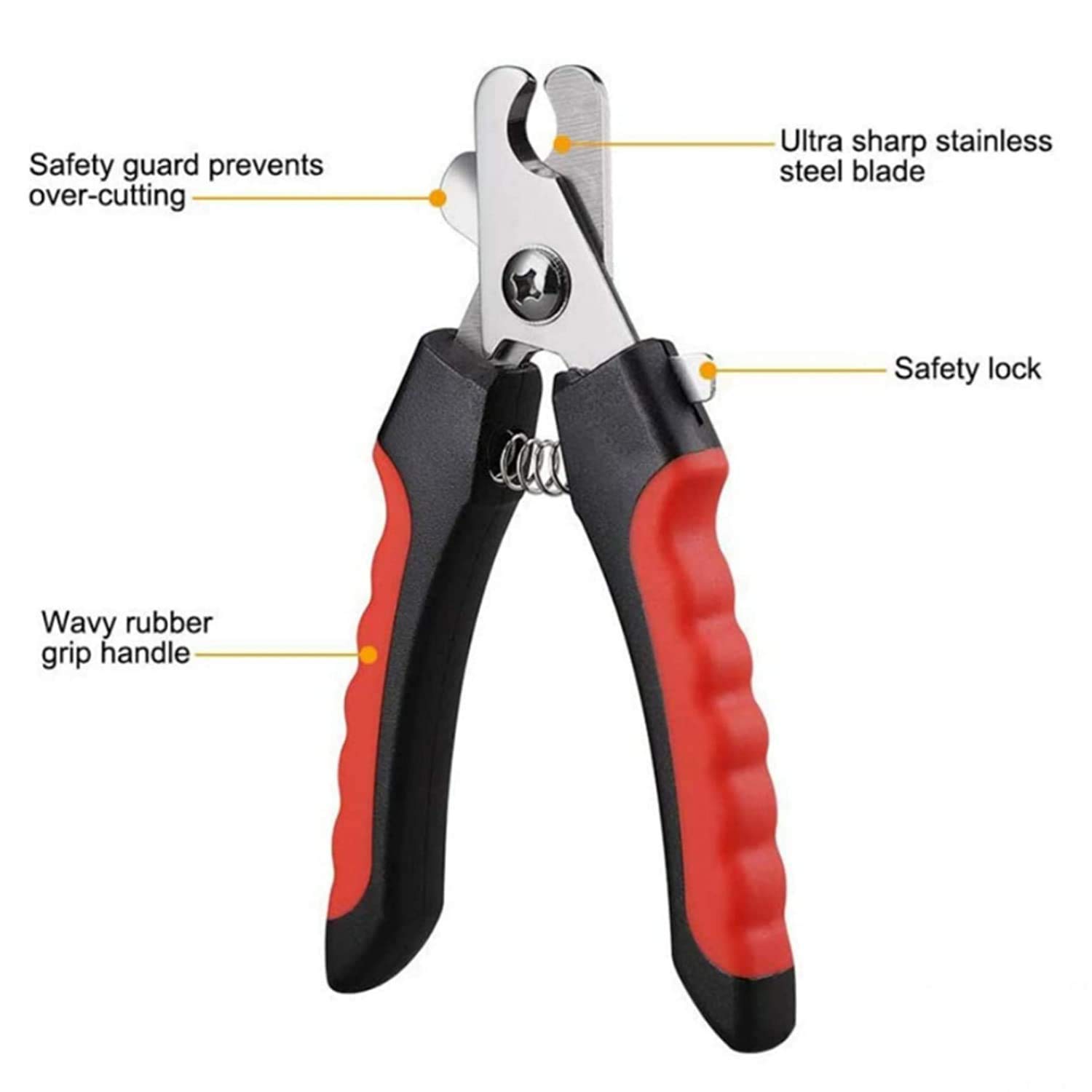 RvPaws Dog Nail Clippers – Pet Nails Trimmer for Dogs or Cats with Safety Guard to Avoid Over-Cutting, Free Nail File & Lock Switch, Sturdy Non-Slip Handle. RvPaws Dog Nail Clippers – Pet Nails Trimmer for Dogs or Cats with Safety Guard to Avoid Over-Cutting, Free Nail File & Lock Switch, Sturdy Non-Slip Handle.