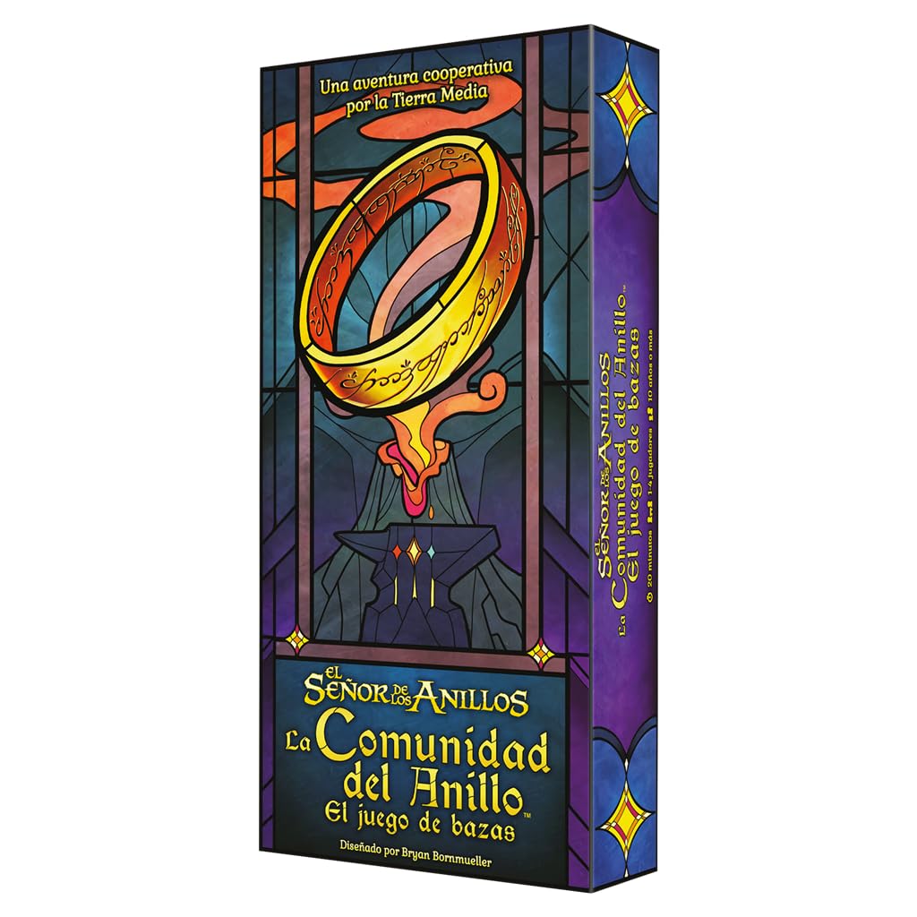 Asmodee La Comunidad del Anillo: El Juego de Bazas | Juego de Cartas Cooperativo de El Señor de los Anillos, 10+ Años, 1-4 Jugadores, 20 Minutos, Español