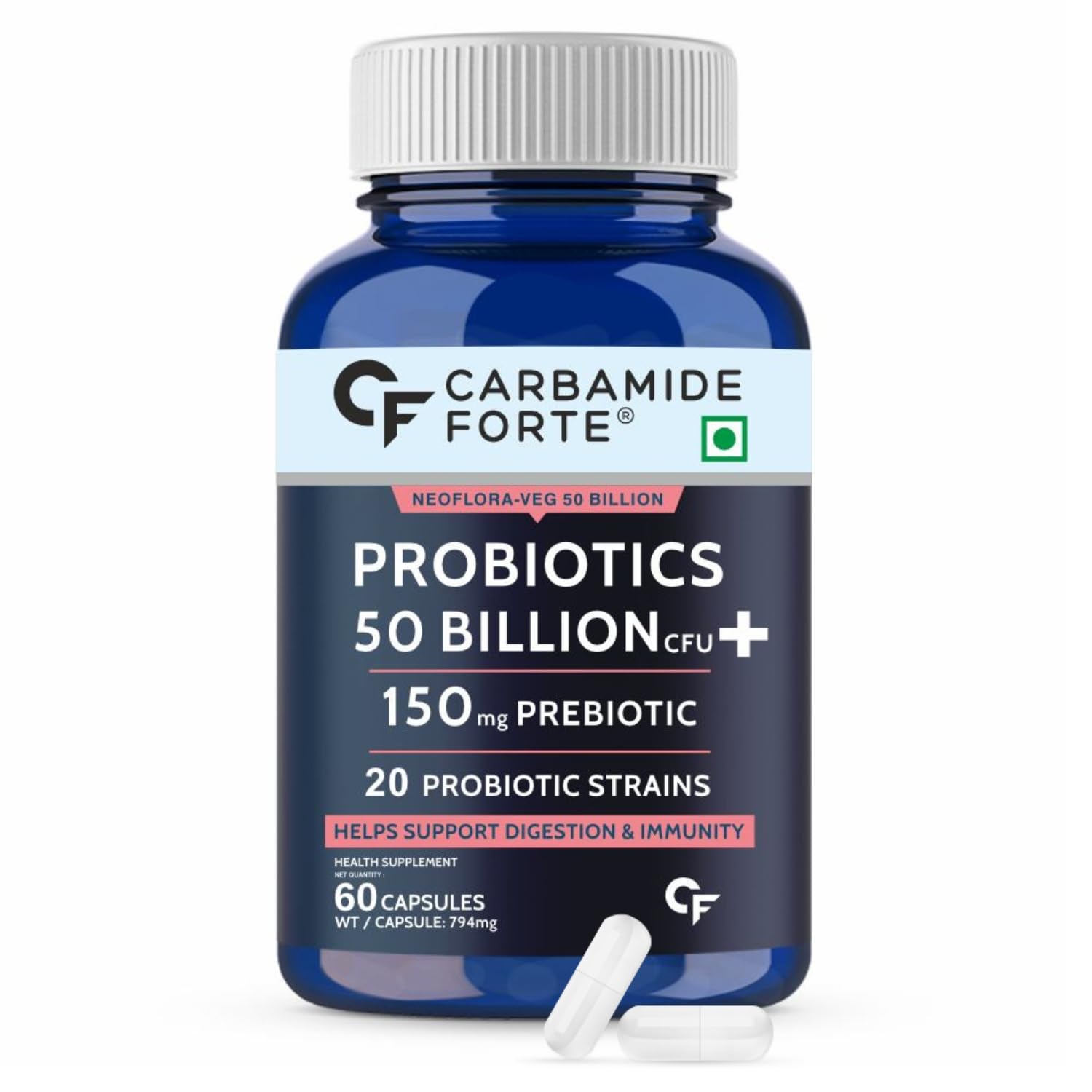 Carbamide Forte Probiotics 50 Billion CFU+ Capsule