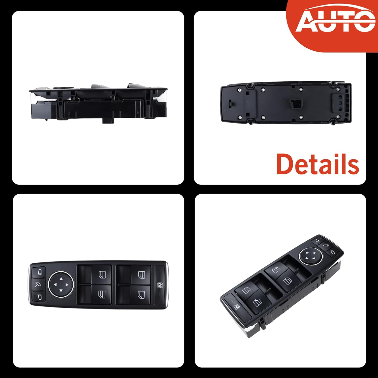 Master Power Window Control Switch Replacement for Mercedes-Benz C E Class S204 W204 S212 W212 Replace 2049055402 2128208310