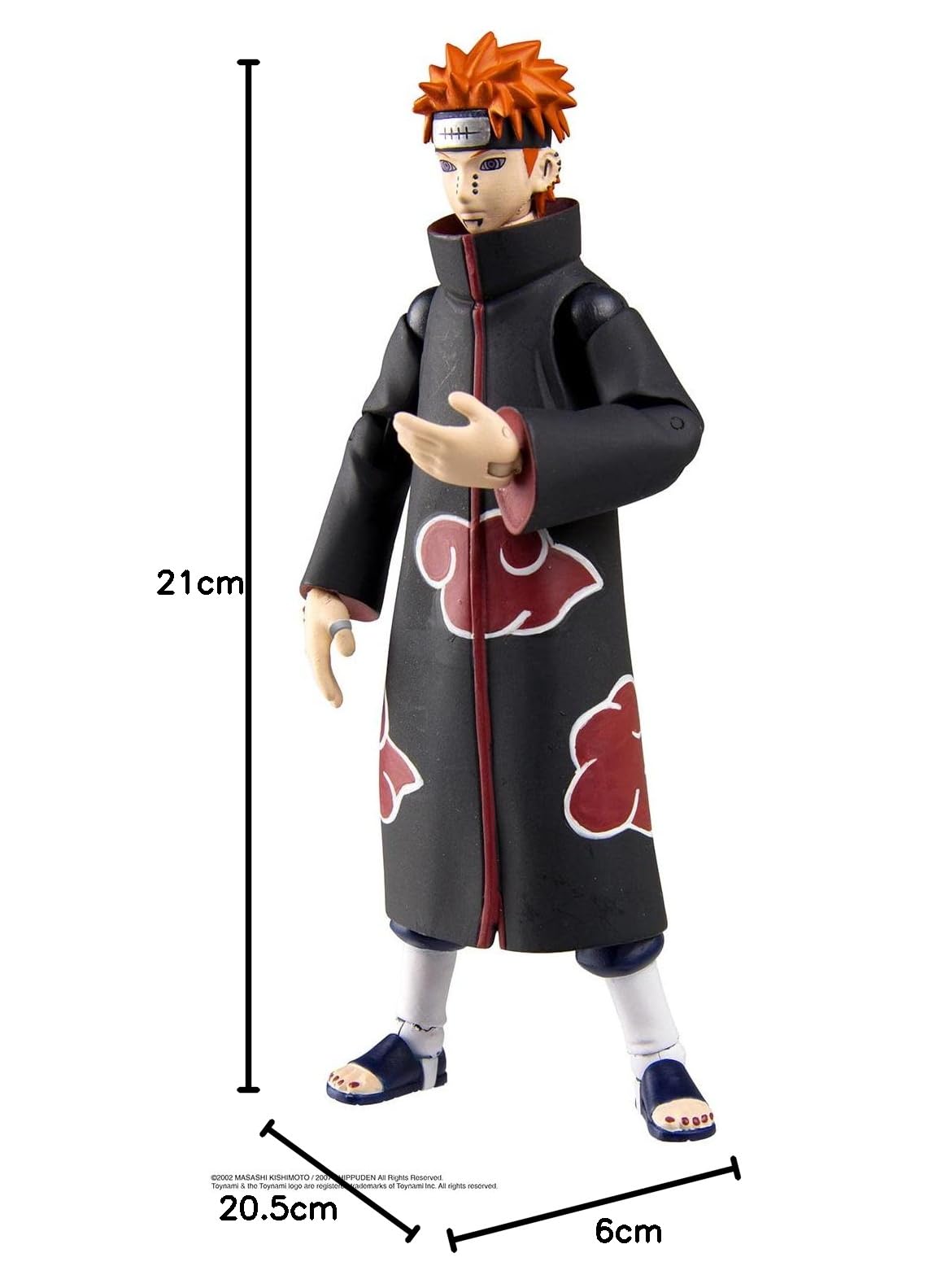 MERCHANDISING LICENCE Pack Sage Mode Naruto Vs Pain 2 Figure 10 cm Naruto 25th Anniversary SDD, Multicolor
