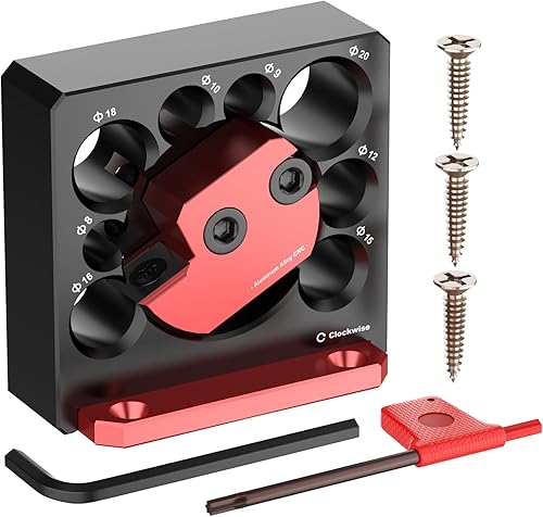 Twotrees - Kit de plantilla para hacer clavijas, cortador de clavijas ajustable métrico de 0.315 in a 0.787 in, pasador de fresado eléctrico, barra