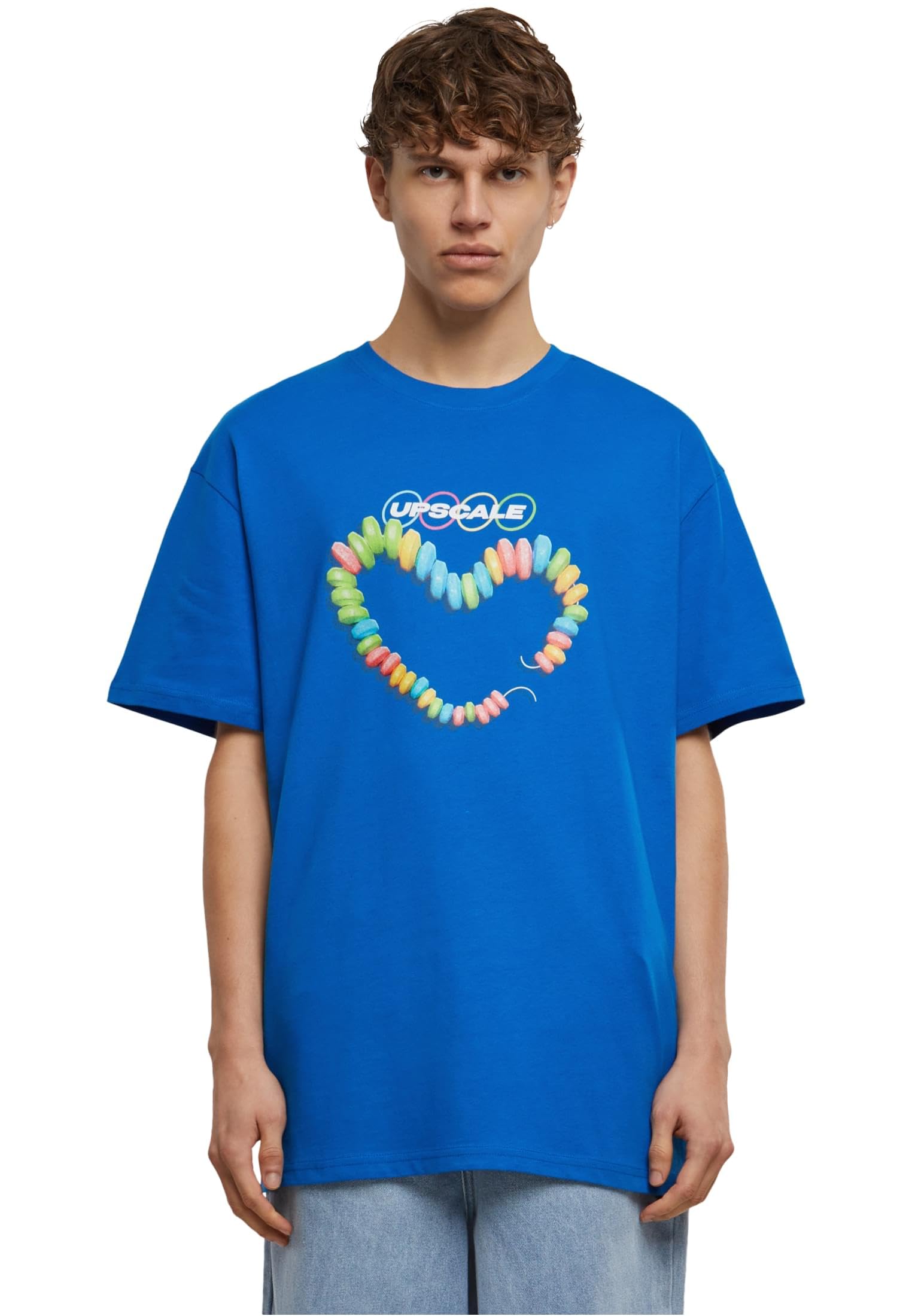 Mister Tee Men's Sweet Treats Heavy Oversize Tee, Cobalt Blue, L