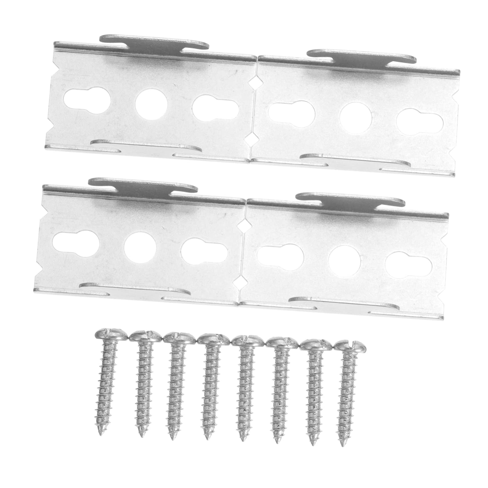 SOLUSTRE 2Sets Curtain Rod Brackets Heavy Duty Curtain Rod Supports for Easy Installation Home Decoration for Various Window and Styles