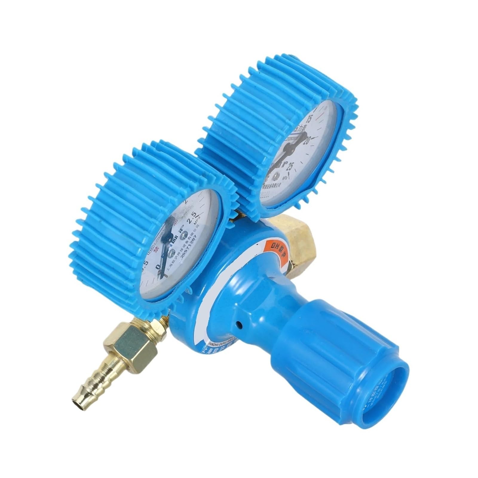 Zawór redukujący ciśnienie w cylindrze podwójny wyświetlacz odporny na wstrząsy regulator manometr reduktor ciśnienia powietrza do spawarki nurkowanie z akwalungiem