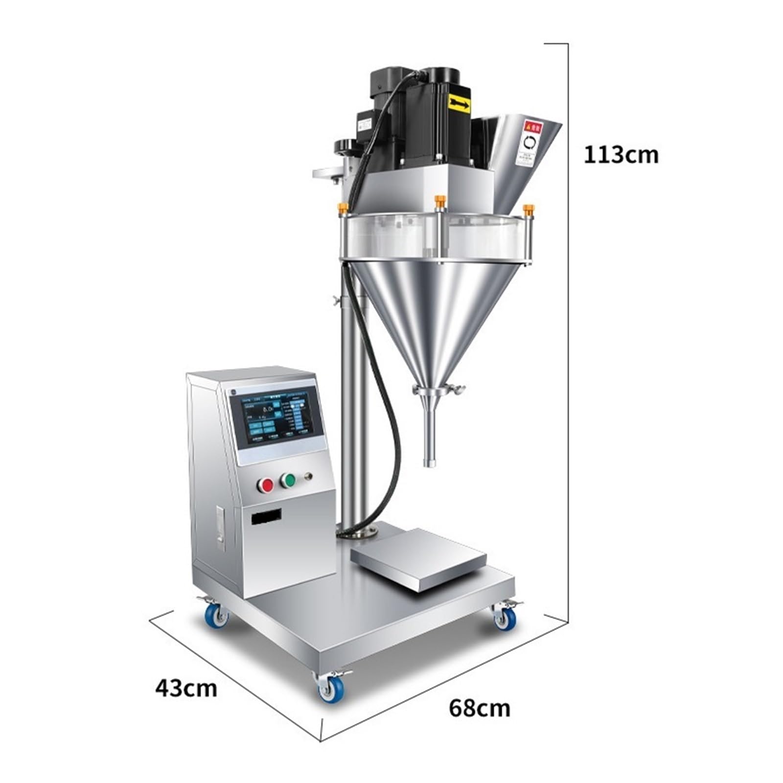 Automatische Pulver-Schneckenfüllmaschine For Gewürze, Medikamente, Kaffee, Spezielle Quantitative Dosierung Und Wägung Präzise Abfüllung