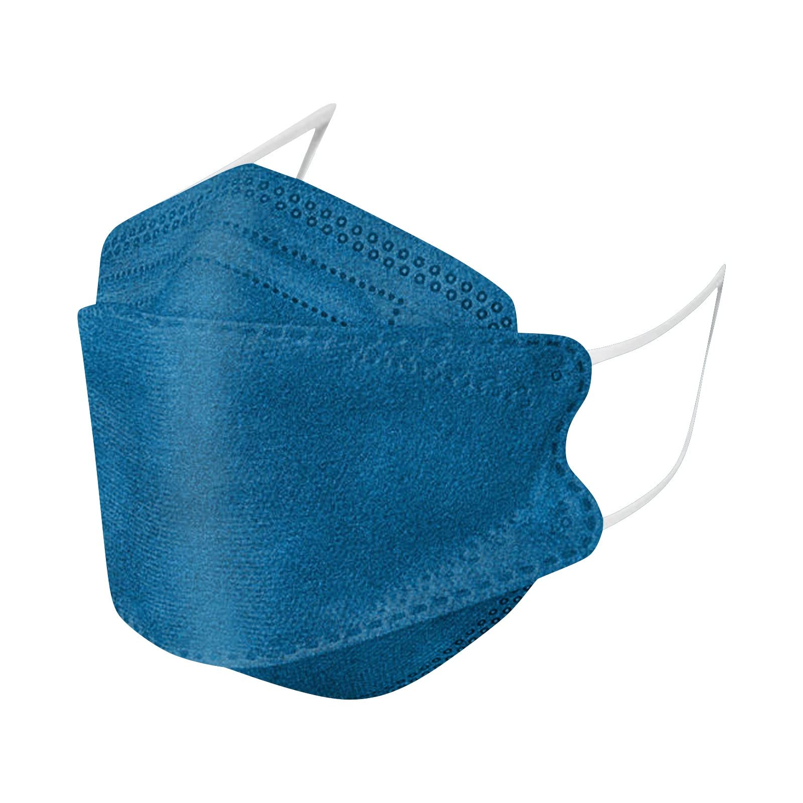 50 Pcs Disposable Face Mouth, Adjustable Design, 4 Ply, With Elastic Ear, Windproof Foggy Haze Dust Proof For Adults