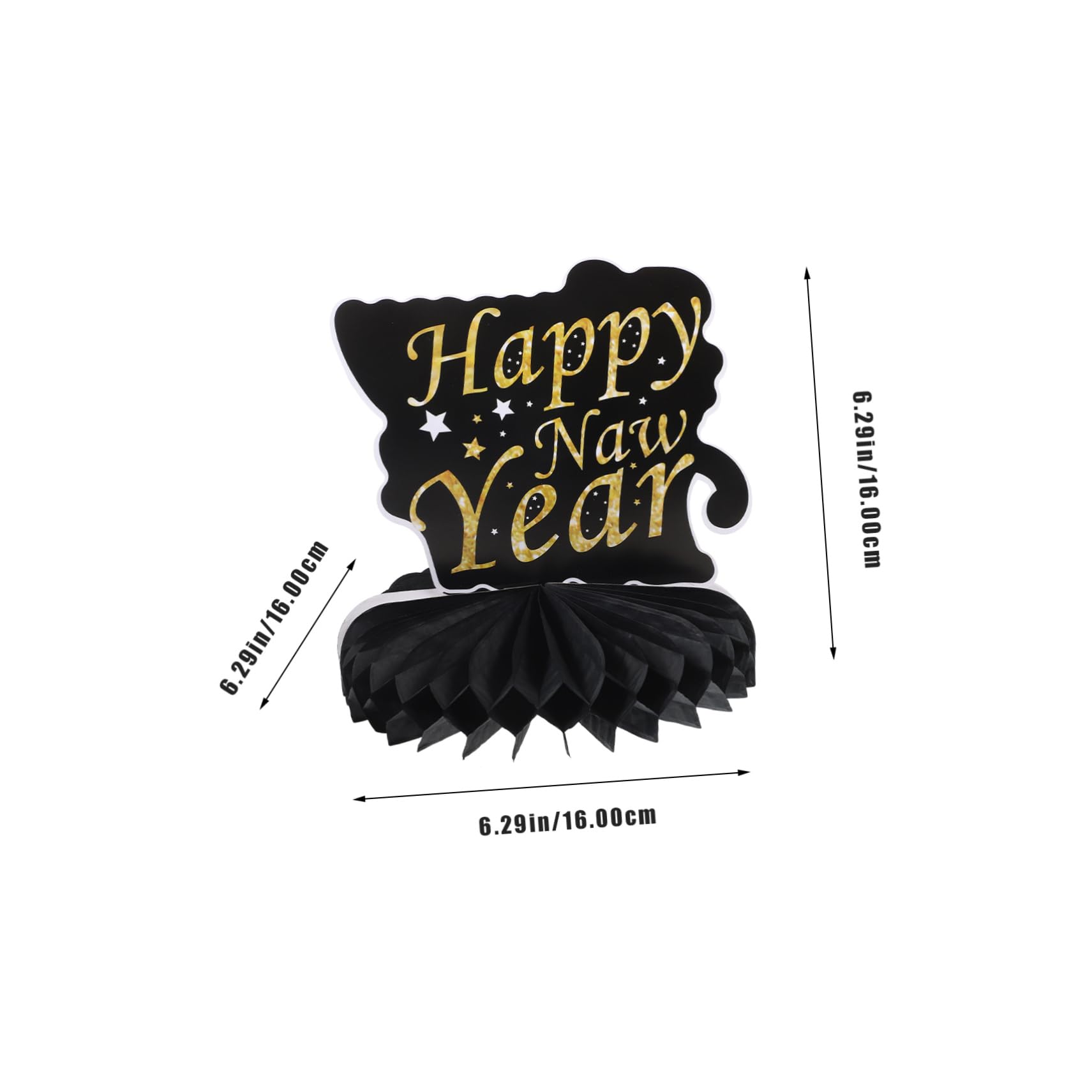 TOPBATHY 40 Pz Ornamenti a Nido d'Ape di Capodanno Ornamento a Nido d'Ape del Festival di Primavera Decorazioni per Feste a Tema di Capodanno Home Decor casa Arredamento mestiere di Carta
