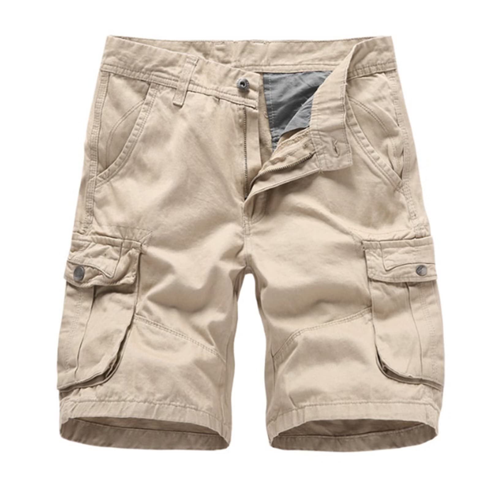 Rivccku Pantaloncini da Escursionismo da Uomo all'aperto Pantaloncini Tattici Ripstop per Sport da Passeggio Estivo ad Asciugatura Rapida