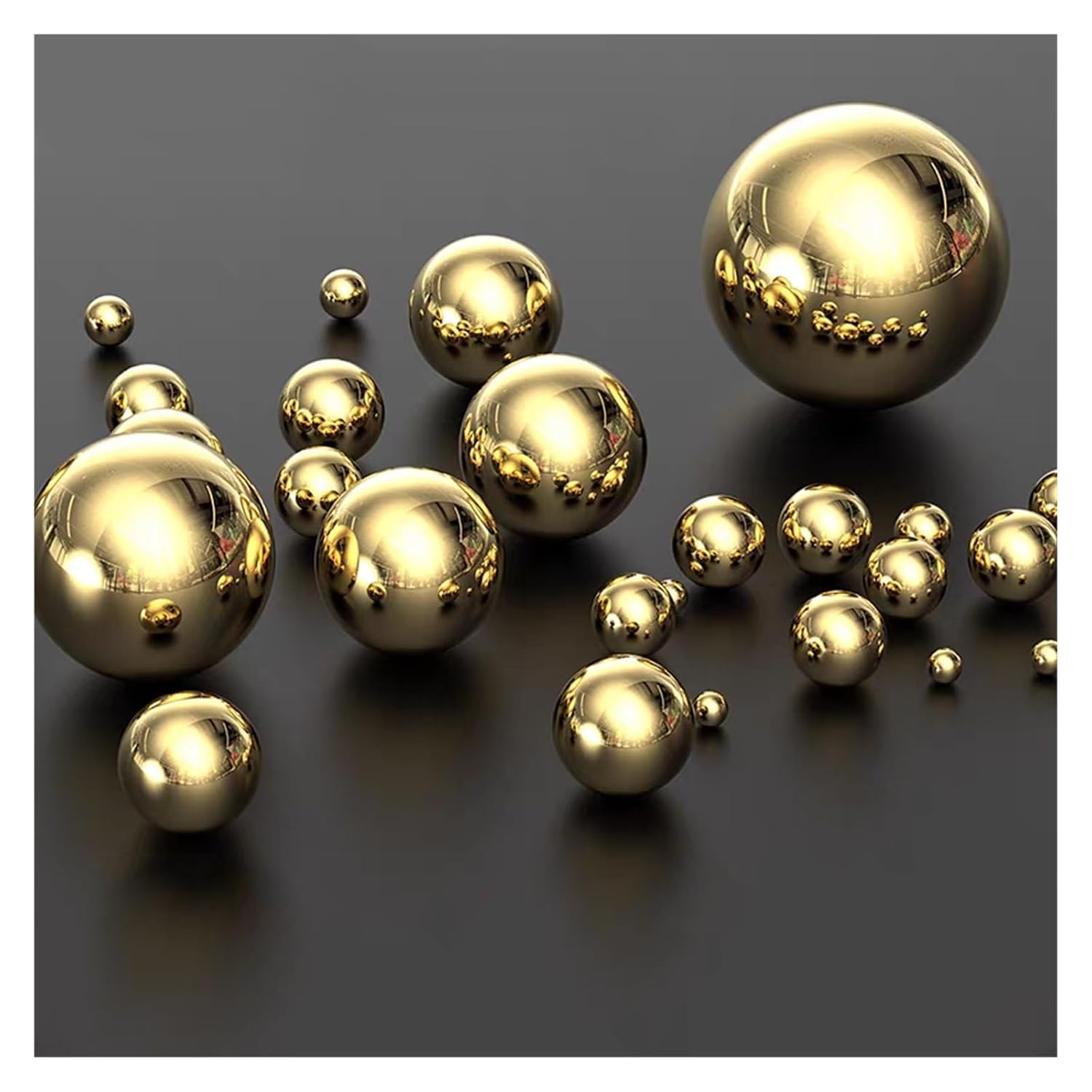 Copper Bearing Balls 1-50Pcs H62 Copper Ball Solid Pure Brass 1/1.5/1.8/2.0/2.2/2.381/3/3.5 to 60mm(60mm-1pcs)