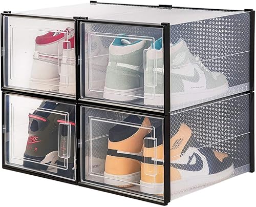 OnDisplay Clik - sistema de caja de zapatos entrelazada y apilable.