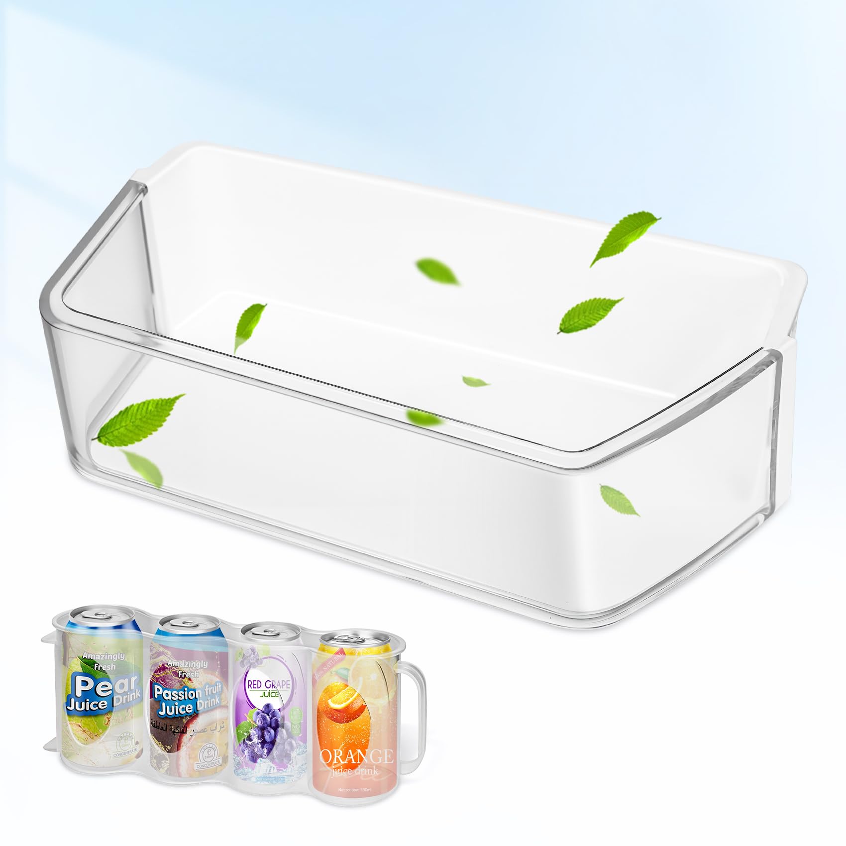 Photo 1 of ??? DA63-08688A Refrigerator Door Bin, Refrigerator Door Shelf Right?1 Pack?,Fit for Samsung Door Bin RF265BEAESR RF265BEAESG RF262BEAESR, with Soda Can Organizer, Replacement for DA97-17255A