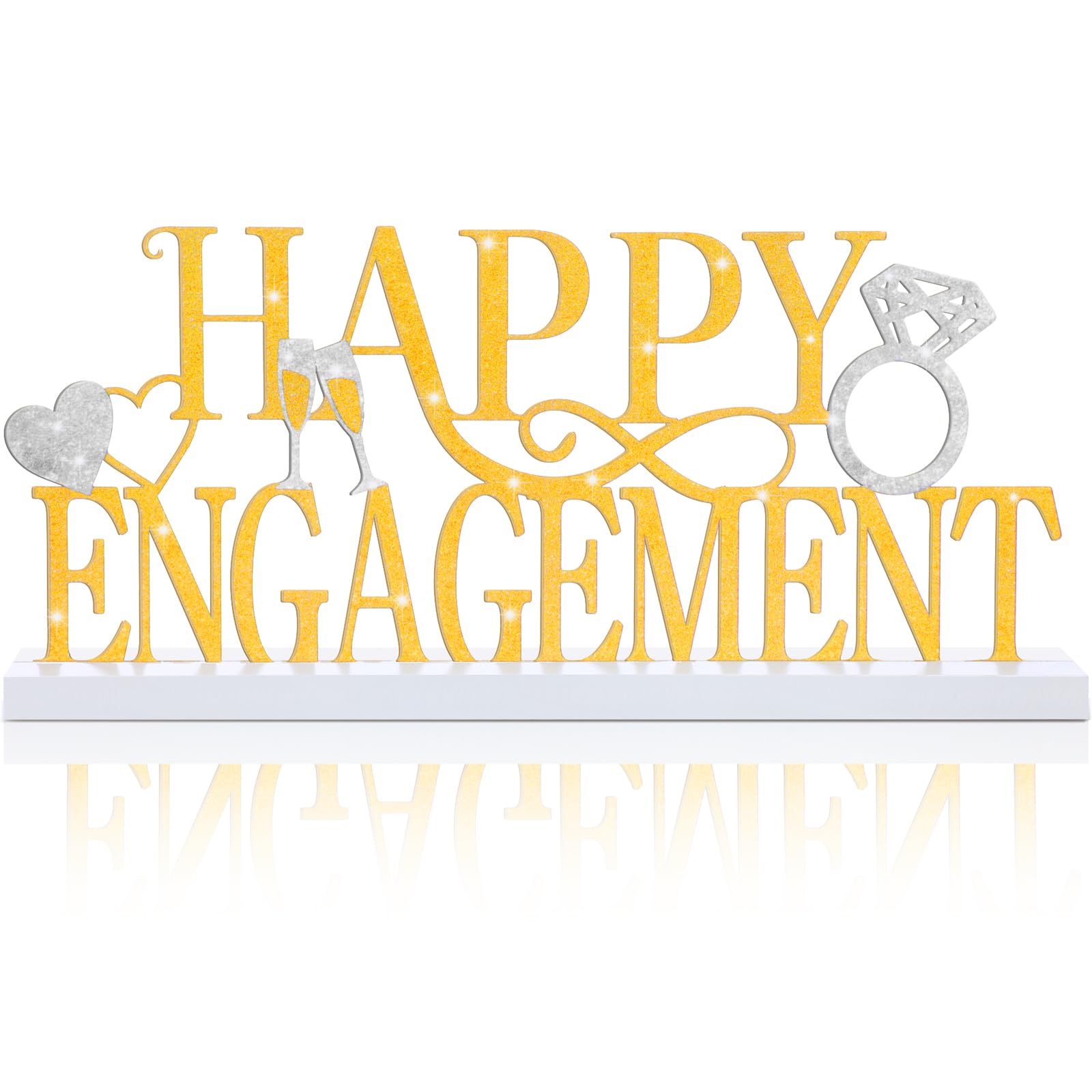 Photo 1 of Teenyyou Happy Engagement Table Sign