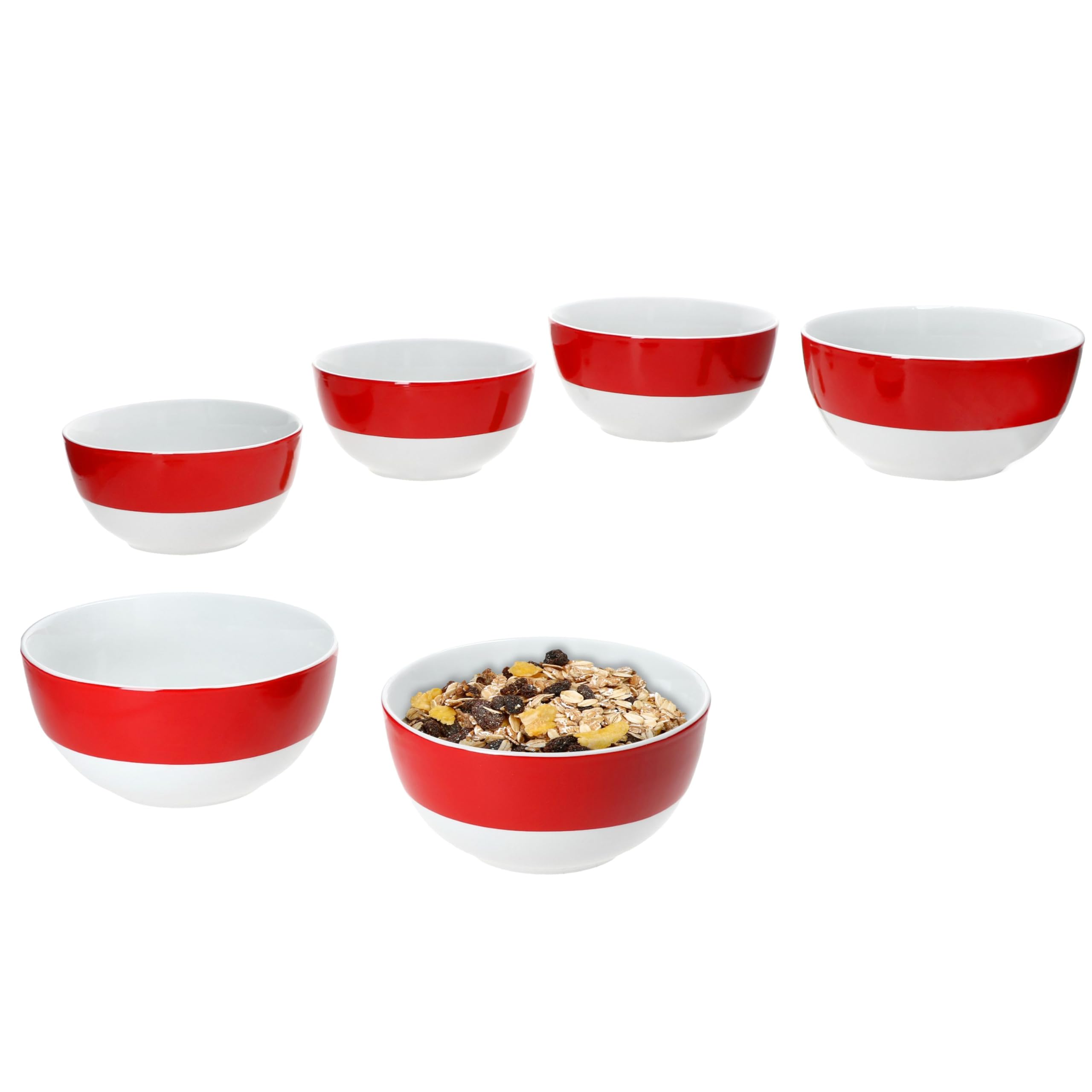 MamboCat Marie 12 Delig Tafelservies, Porseleinen Servies Met Bloemenweide Decoratie Voor 6 Personen X Soepborden En Platte Borden Ontbijt Lunch Avondbrood 1331377268