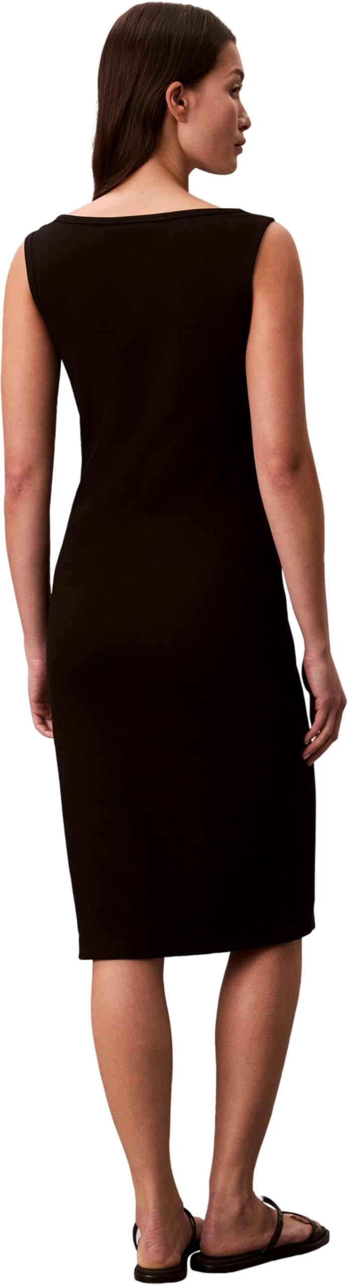 Calvin Klein SL Baby Rib Woven Label Square N Lv047f257g Vestiti Donna