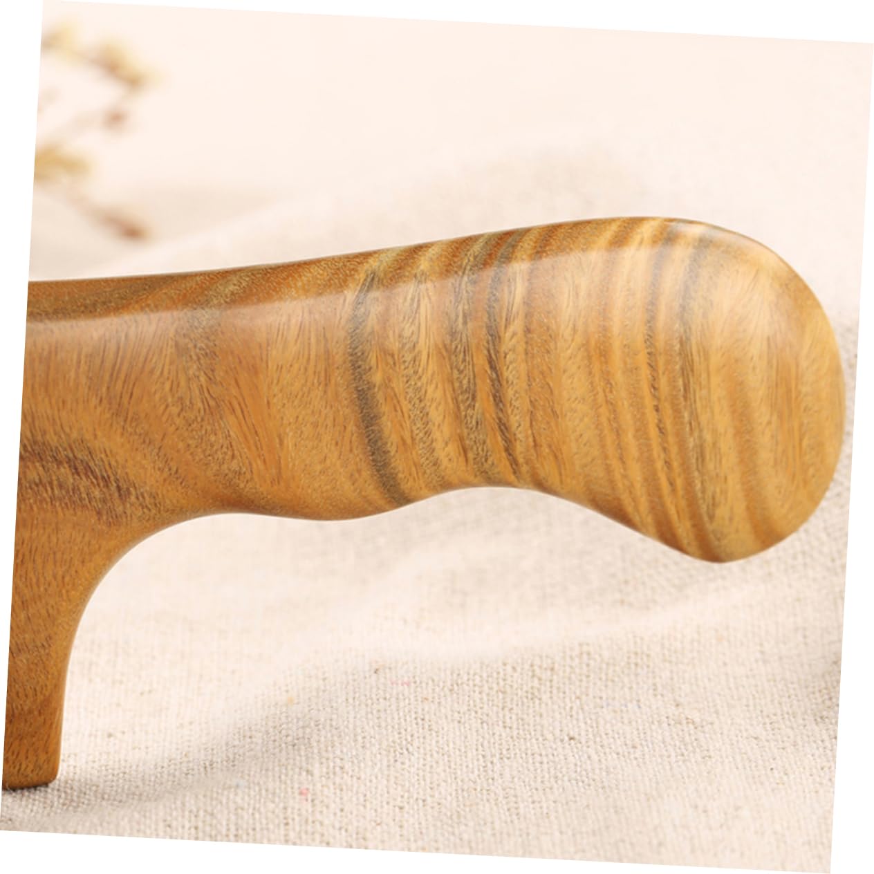 Didiseaon 2 Peines Sin Empalme Peines De Anchos De Madera Natural s Decorativos Para Cortar El Cabello De Masaje Dentado De Madera De Sándalo Para Novia