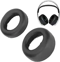 Almofadas de fone de ouvido, para substituição de fones de ouvido 3D PULSE sem fio PS5, espuma de memória de isolamento de ruído e couro macio de proteína, almofada de fones de ouvido confortável
