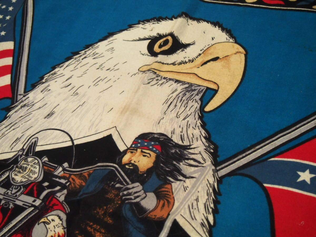 Amazon.co.jp: Vintage Harley Davidson Chopper American Flag
