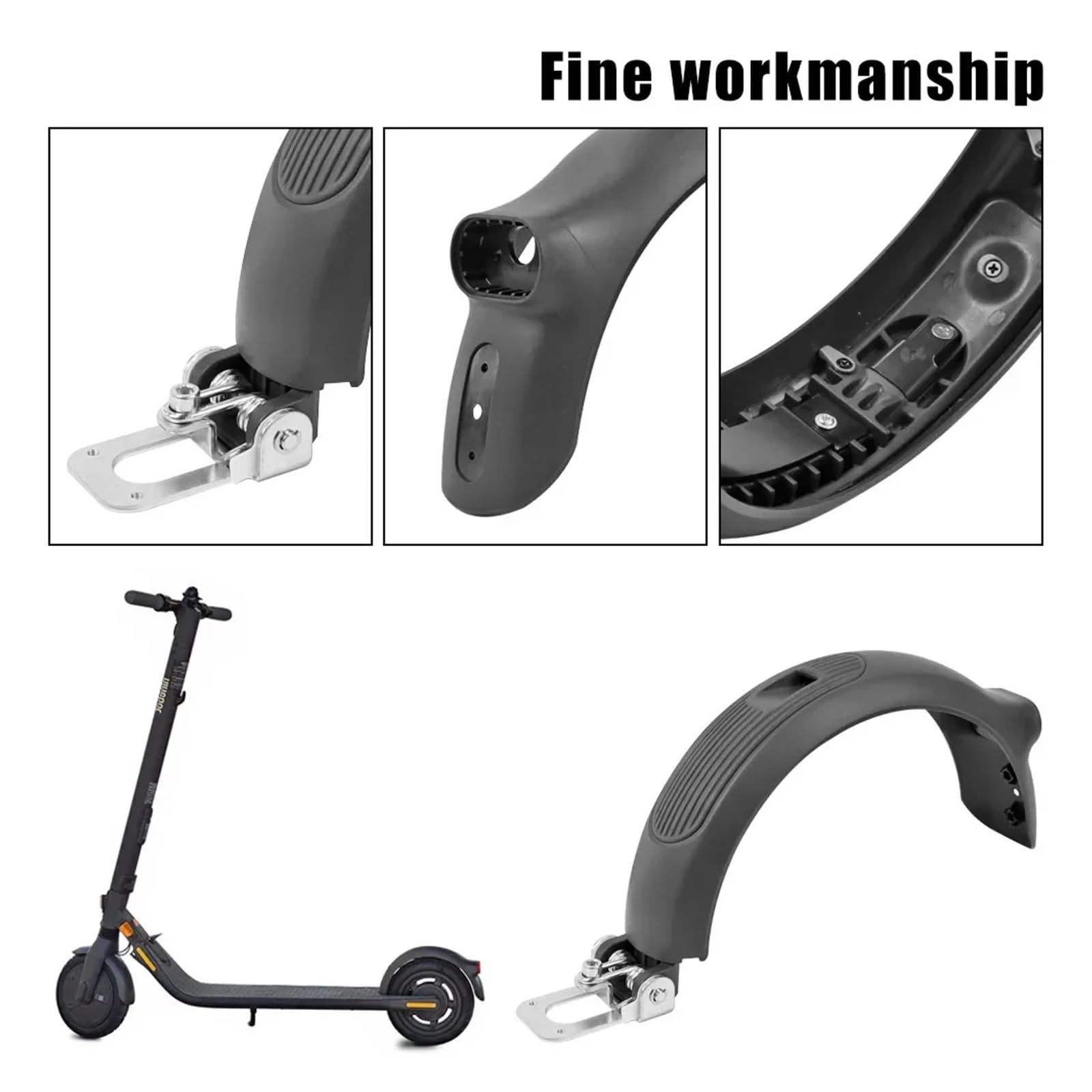 Garde-boue arrière scooter électrique, Convient for Segway/Ninebot, E22 E22D E25 E45 Garde-boue arrière pour trottinette électrique(E22)