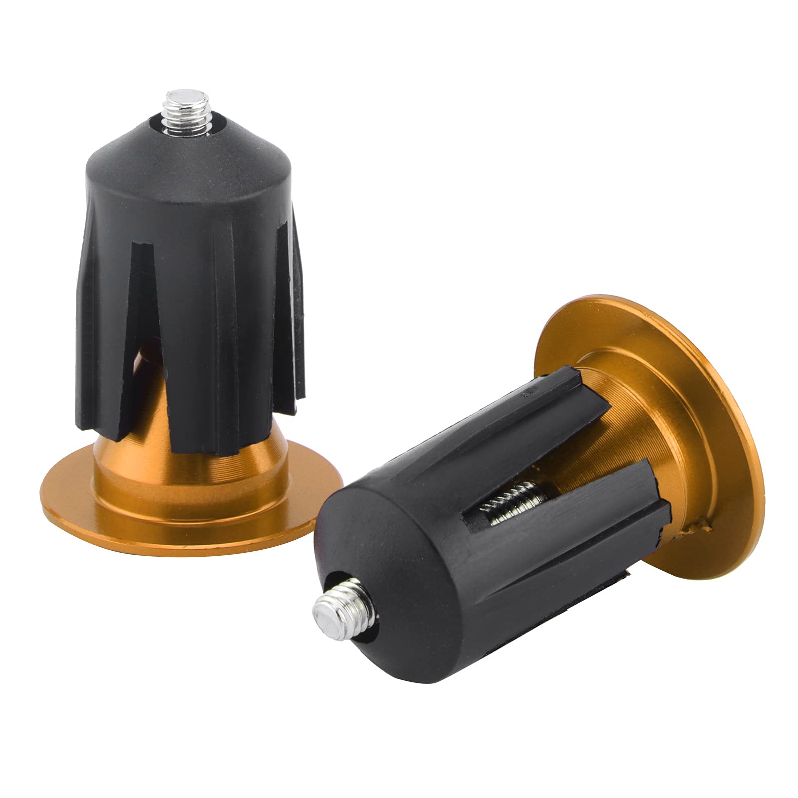 Lot De 2 Bouchons D'extrémité De Guidon Alu – VTT, Route, Pliant – Diamètre Int. 16 Mm, Ext. 24 Mm – CNC Anodisé