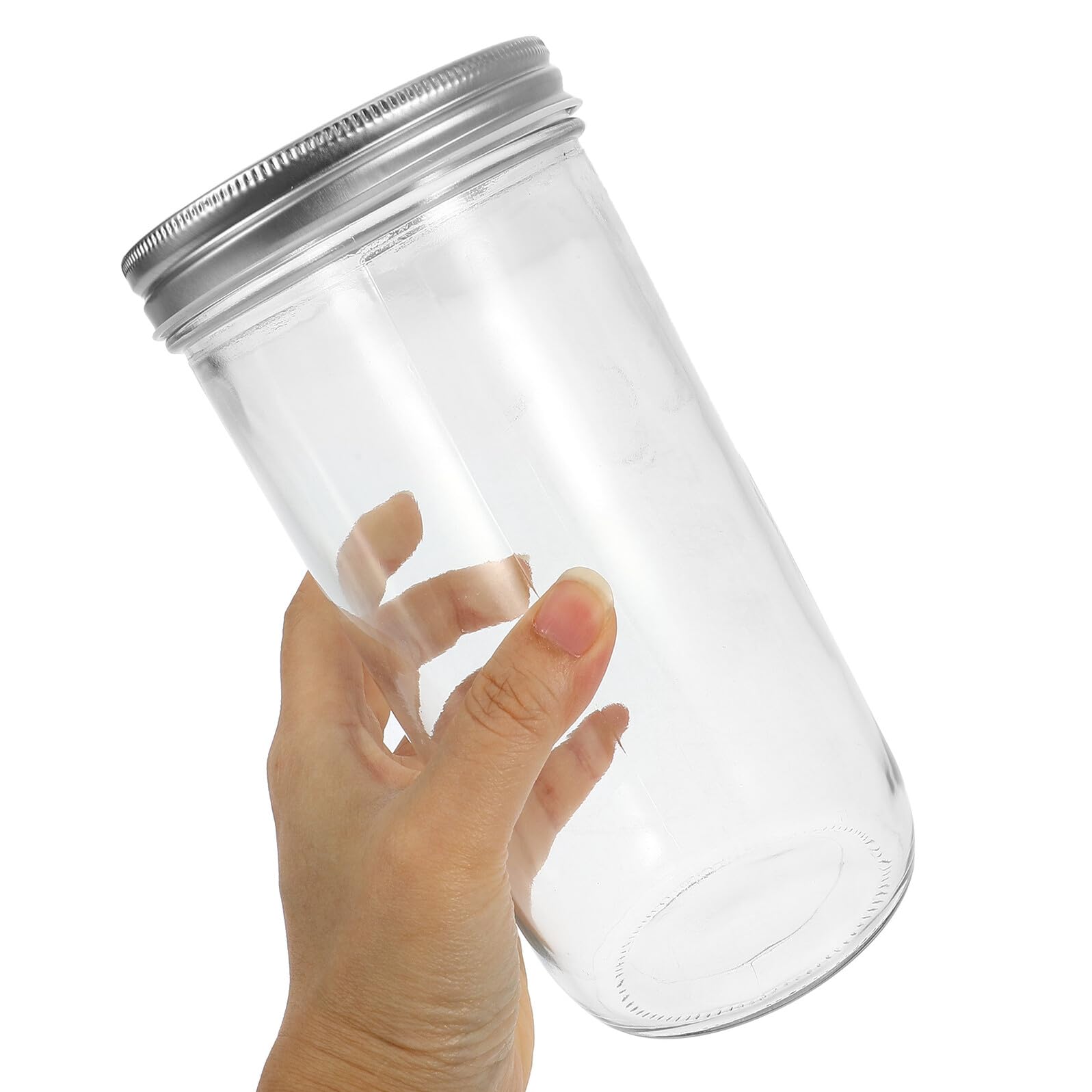 2stücke Luftdichte Gläser mit Deckel Transparente Vorratsdosen Kleine Einmachgläser für Haushaltsgebrauch zum Aufbewahren von Marmelade Honig und Gewürzen