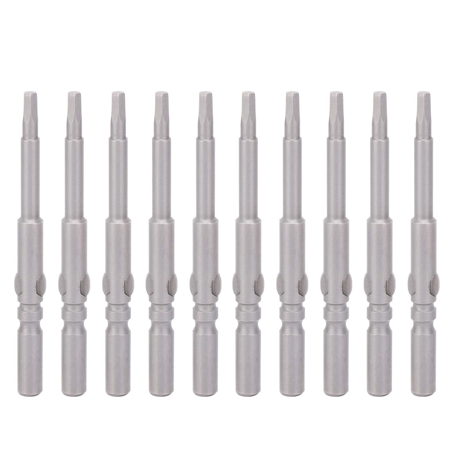 10Pcs S2 Alloy Steel Hex Socket Magnetic Screwdriver Bits Set for Electric Drill High Strength Heat Treated Easy