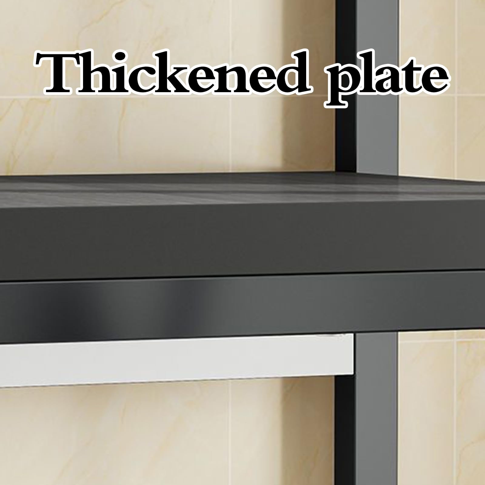 Mikrowellen-Regal, Küchenarbeitsplattennizer, multifunktionaler Desktop-Druckerständer, platzsparende Aufbewahrungslösung für Zuhause und Büro, perfekt für Küchengeräte und Bürogeräte