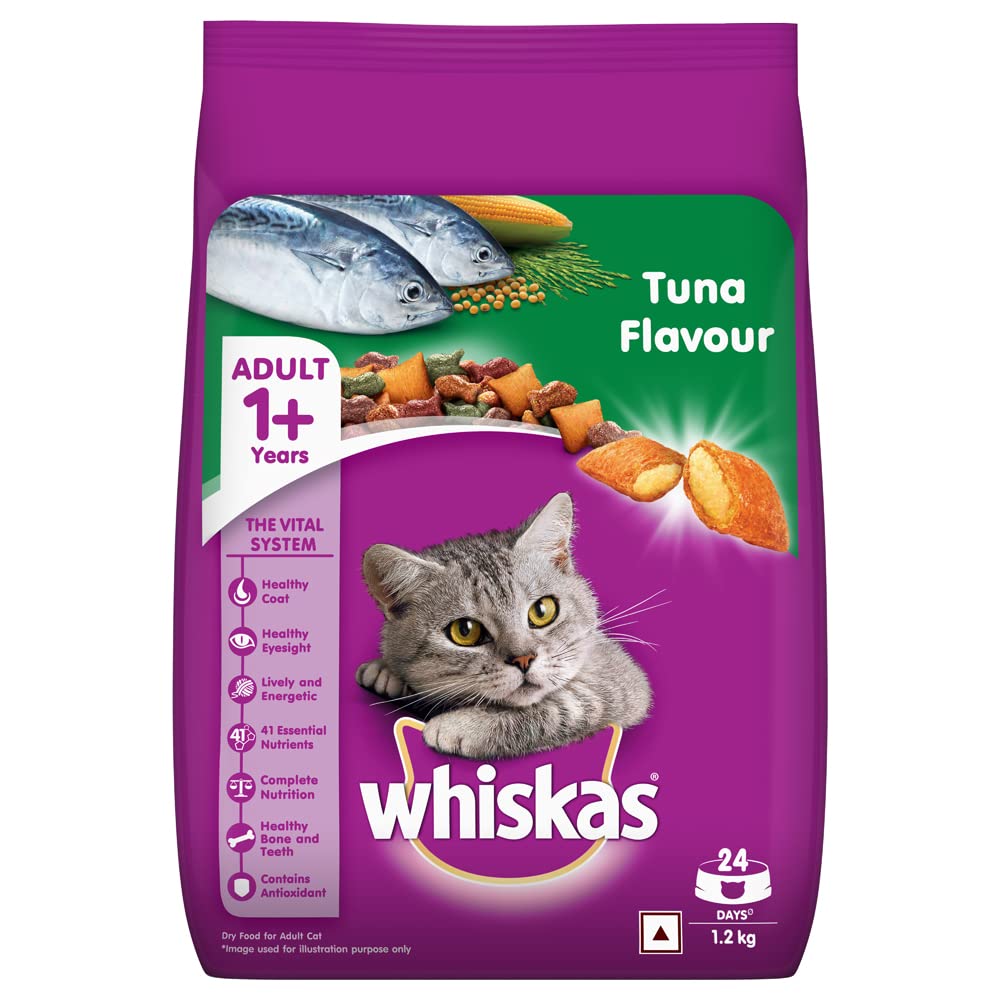 Whiskas Adult (+1 Year) Dry Cat Food Food, Tuna Flavour, 1.2kg Pack (B01N7DDBPF) Amazon Price History, Amazon Price Tracker