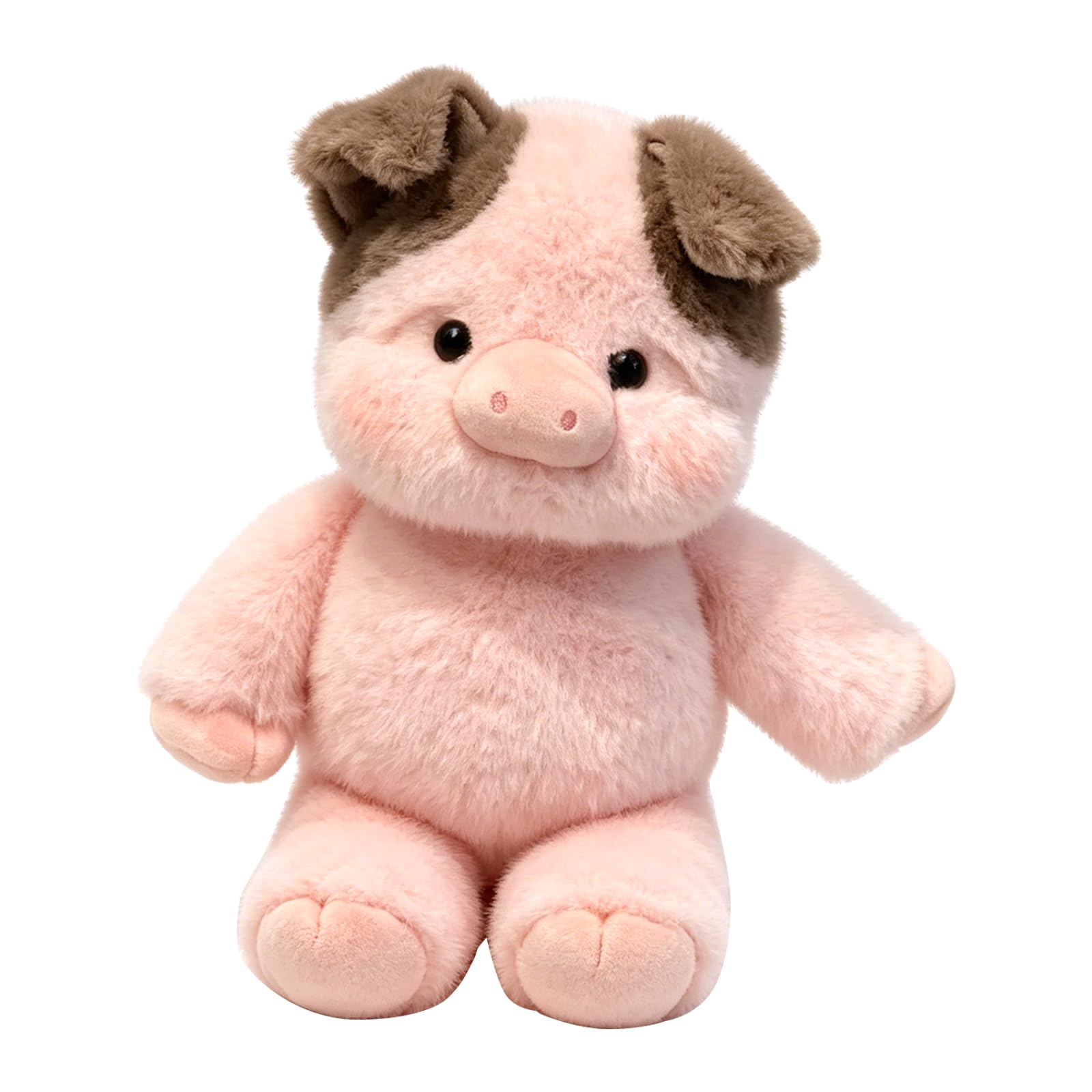 Running Plushies, Soft Cute Running Pink Highland Cow Plush, Interactive Moving Legs Stuffed Animals for Stress Relief for Decor Gift Desk Companion (Mini pig 02, 17.7IN)