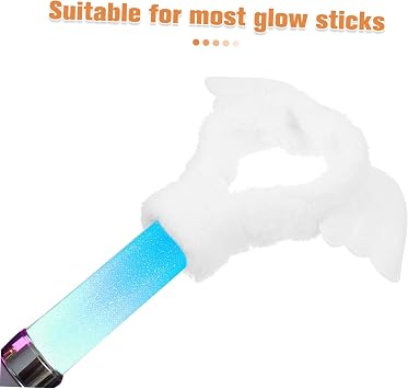 Lightstick Protective Cover Adorable Angel Wings Cover for Party Concert Decor