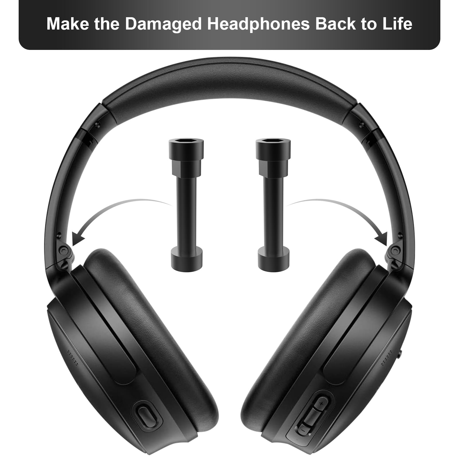 Amazon.co.jp: 交換用QC45 蝶番ねじ 部品アクセサリー Bose
