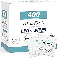 Vista 9 de 200 unidades de toallitas para lentes de gafas, toallitas limpiadoras de lentes de gafas prehumedecidas envueltas individualmente libres de rayones